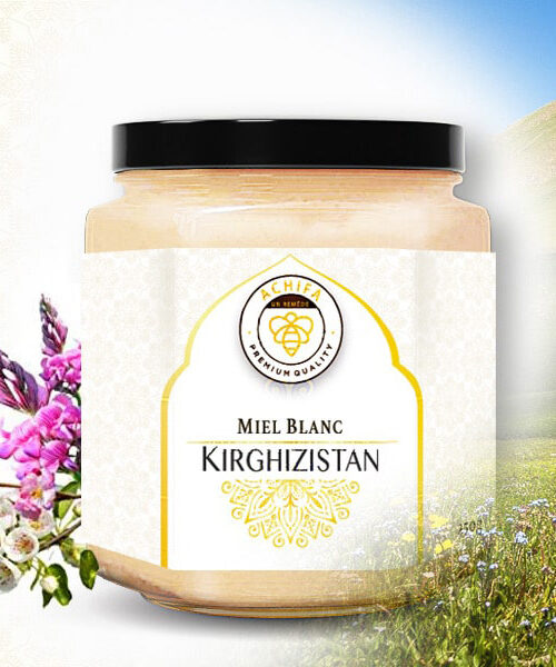 miel blanc de Kirghizistan